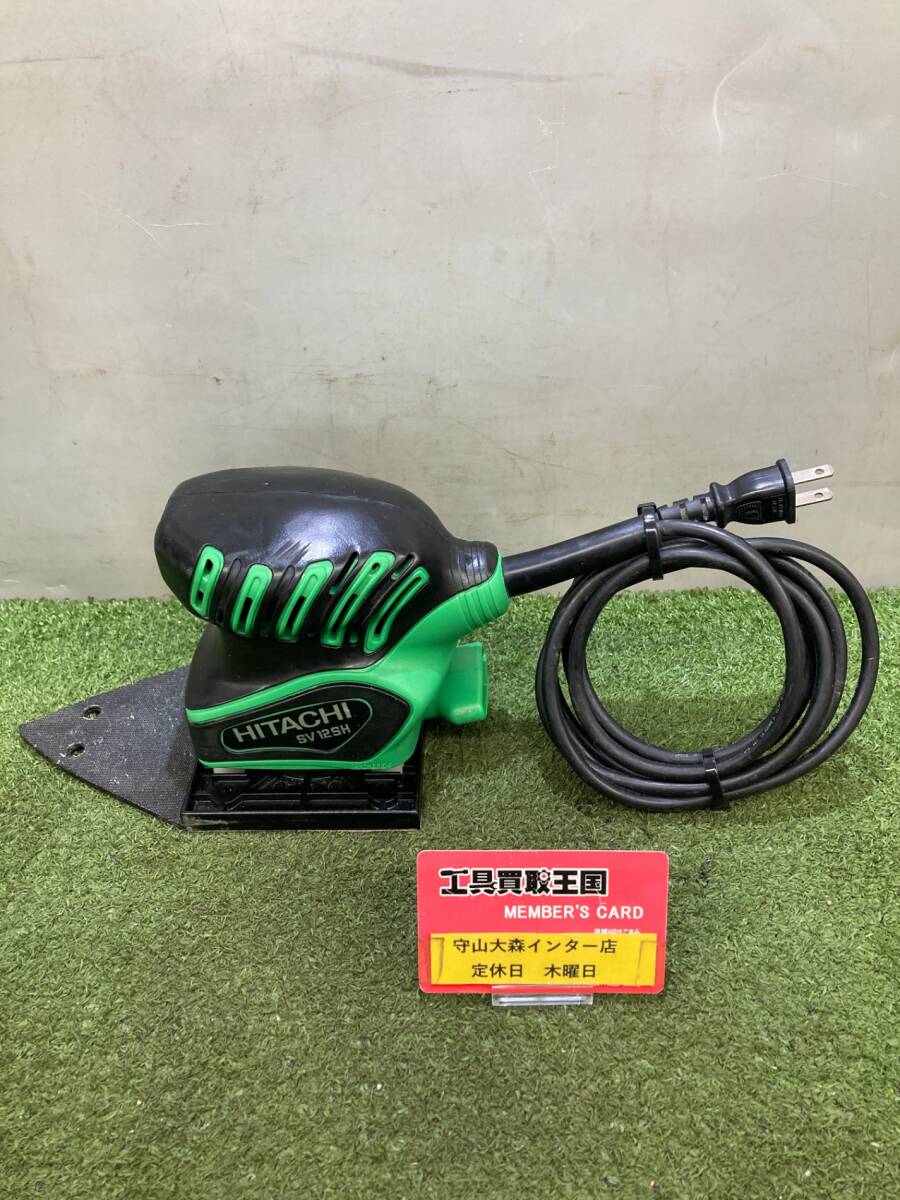 【中古品】【0921】★日立工機 ミニサンダー 四角110mm×100mm 三角96mm×96mm AC100V 集じんタイプ SV12SH ITUZU2NBD6K6拍卖