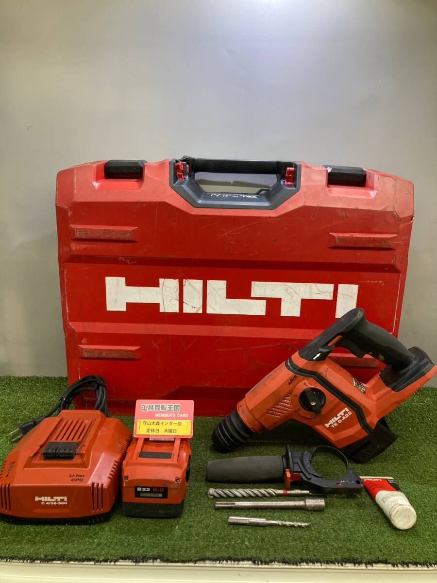 【中古品】【0921】★HILTI ヒルティ 充電式ロータリーハンマー TE 6-A22 Sch 2162915 IT7H4EB6QHDN拍卖