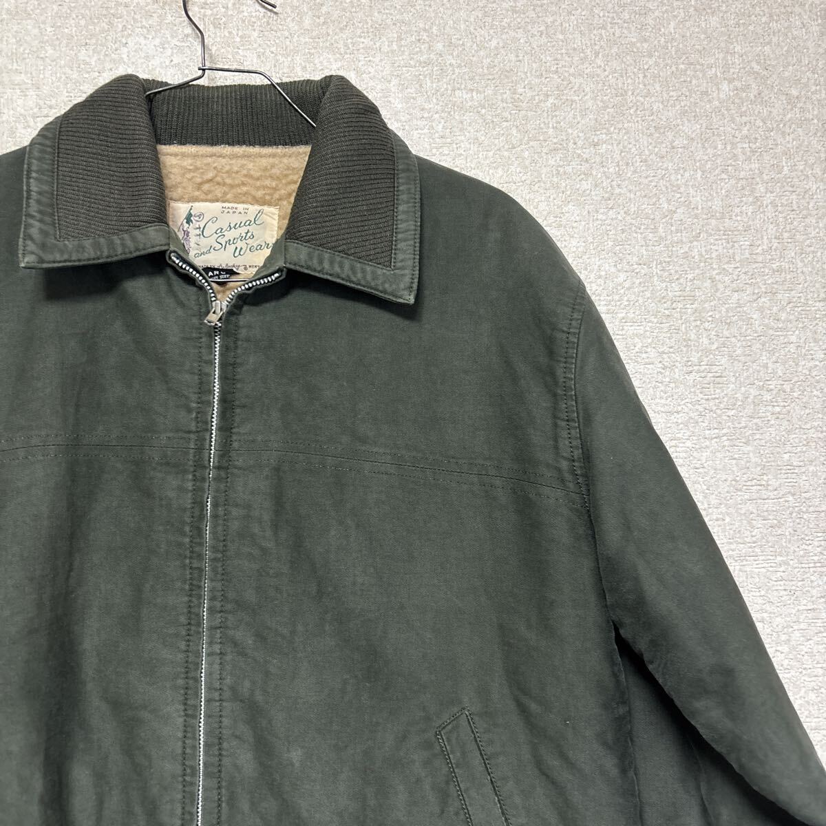 80s 【ジャパンビンテージ】 ビンテージ ワークジャケット ワークウェア 日本製 LARGE メンズMサイズ相当拍卖