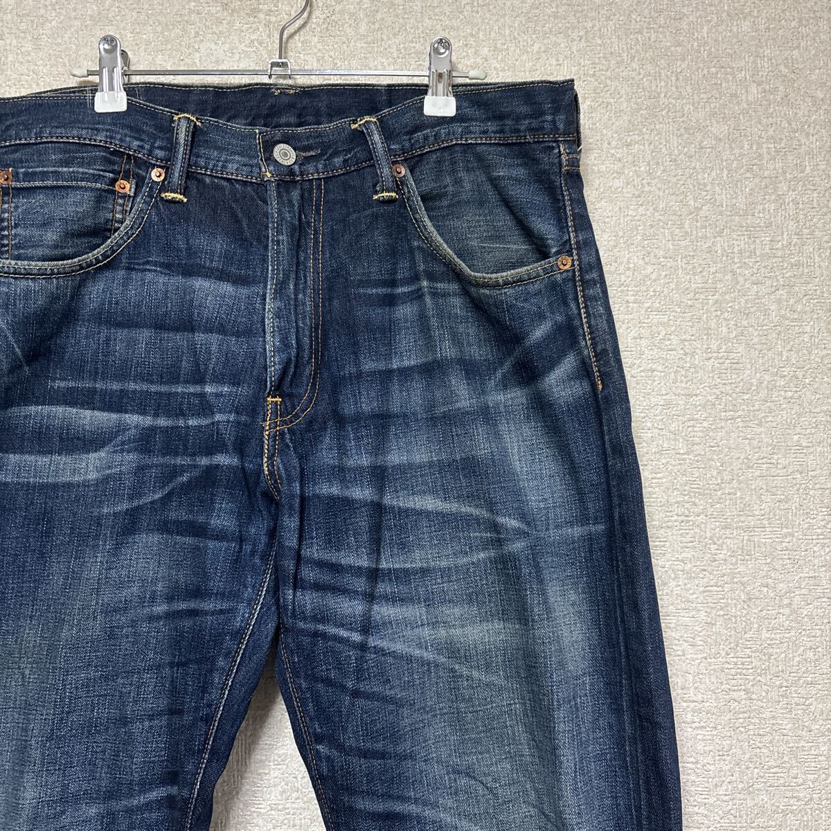 【鬼髭 ハチノス】 levi's リーバイス 503 刻印4459 W34L33 ユルダボ デニムメンズLサイズ相当拍卖