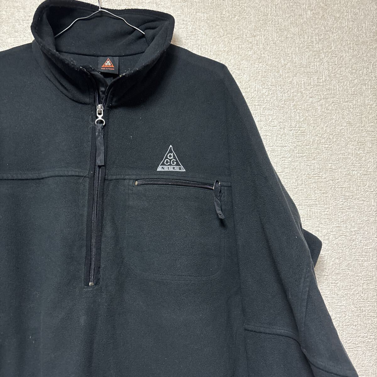 【希少】 90s ACG NIKE エーシージー ナイキ F60908 FET ブラック フリースジャケット Sサイズ メンズLサイズ相当拍卖