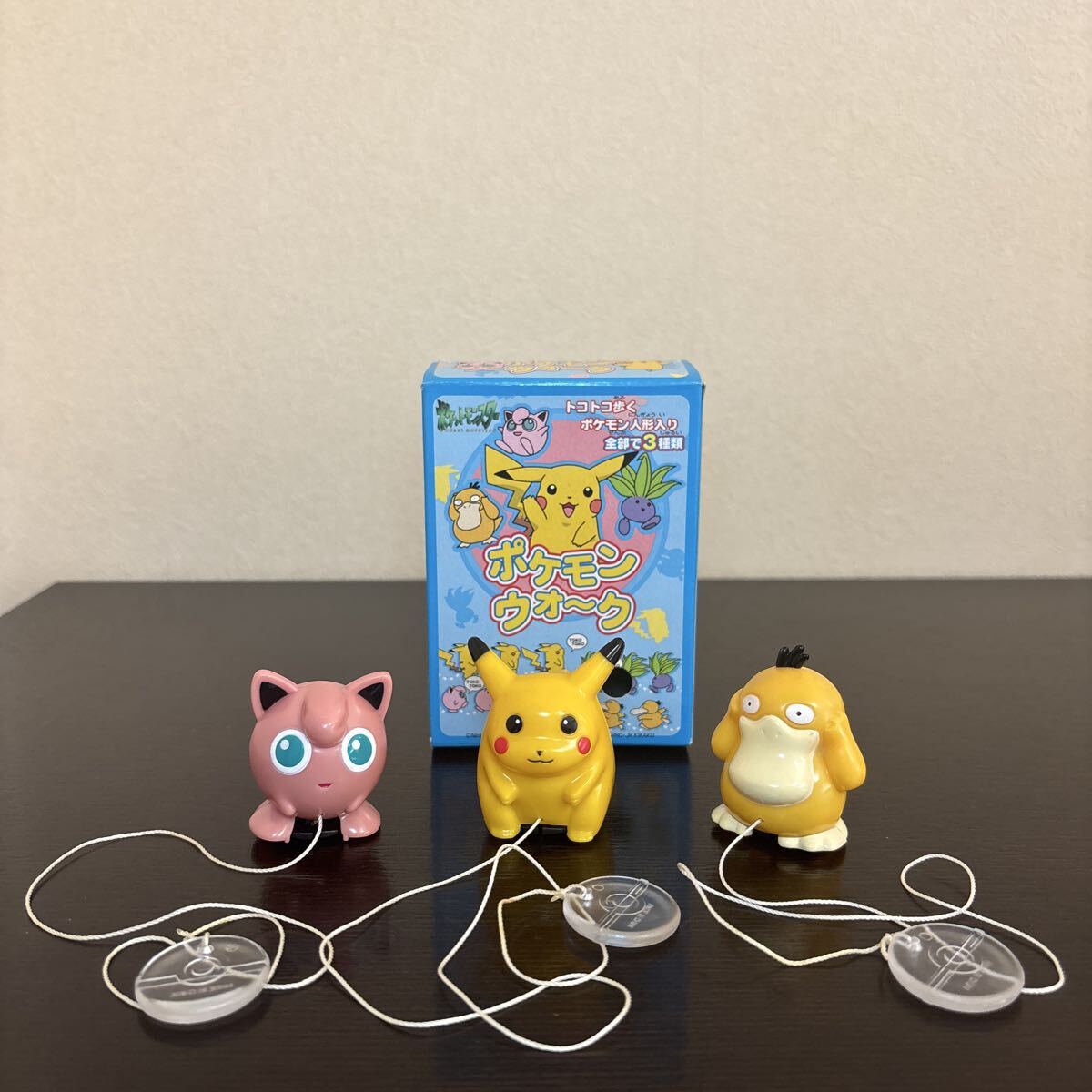 ポケモン ウォーク 2000 全3種 中古品 ① ピカチュウ ② プリン ③ コダック フィギュア ポケットモンスター トコトコ 動作確認済 人形拍卖