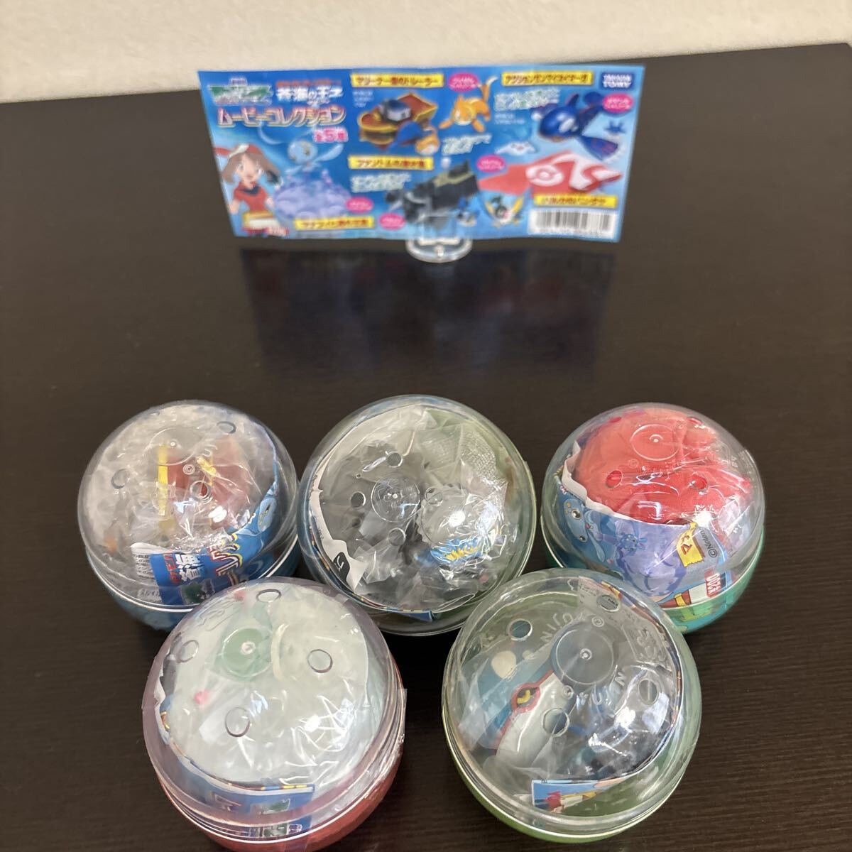 ポケモン AG ポケモンレンジャー と 蒼海の王子 マナフィ ムービーコレクション 全5種 ガチャケース未開封 ポケットモンスター フィギュア拍卖