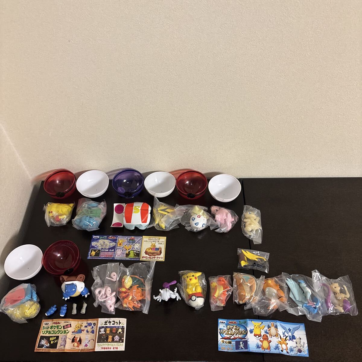ポケモン リアルコレクション パート1 全5種 パート2全6種 EX 全6種 フルコンプ 合計17種 蓄光 ミュウ ミュウツー フィギュア 他拍卖