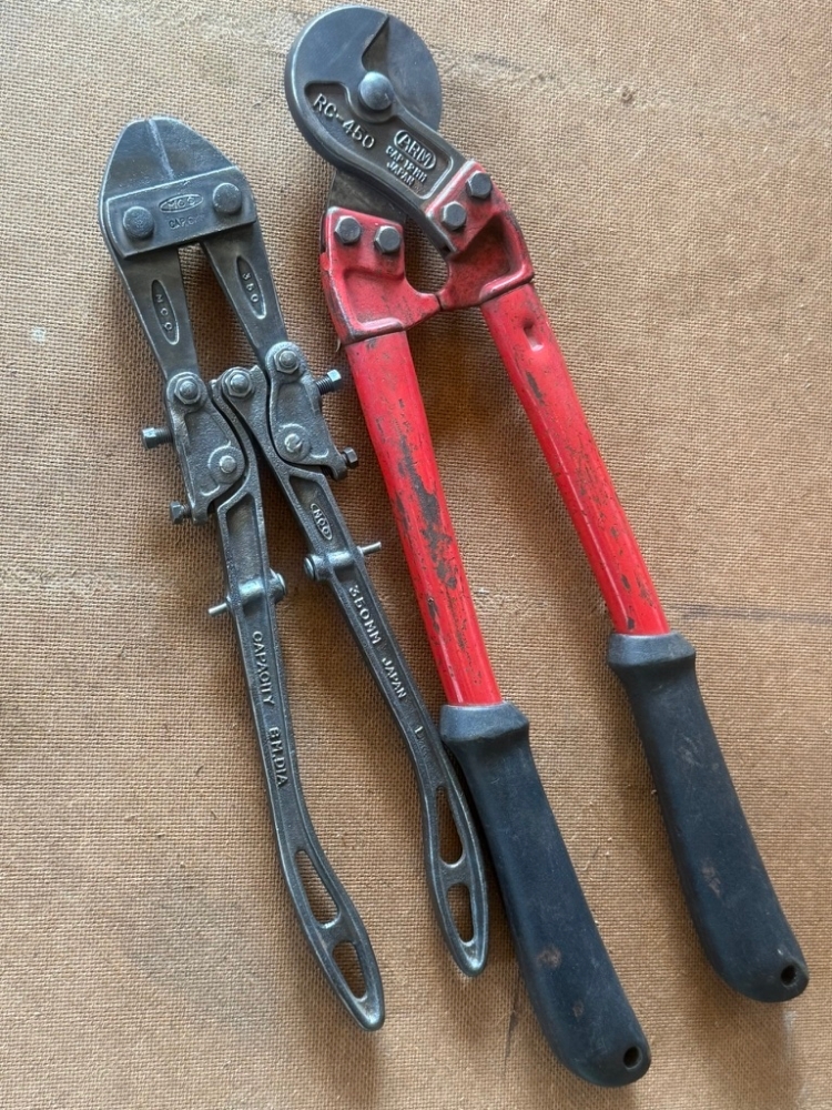 ARMケーブルカッター RC-450&MCC ボルトクリッパー 350 2本セット【USED】拍卖