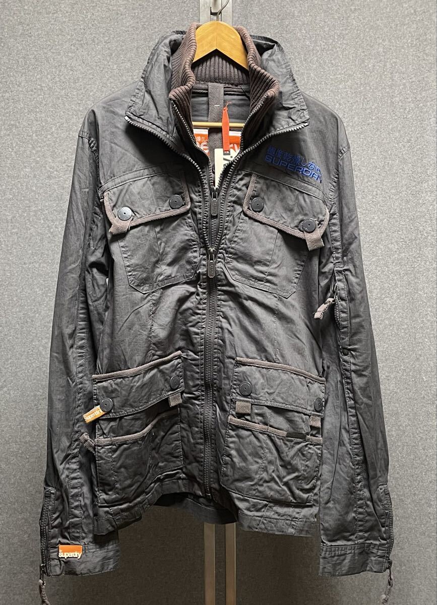 極度乾燥しなさい スーパードライ super dry フロント2重ファスナージャケット拍卖