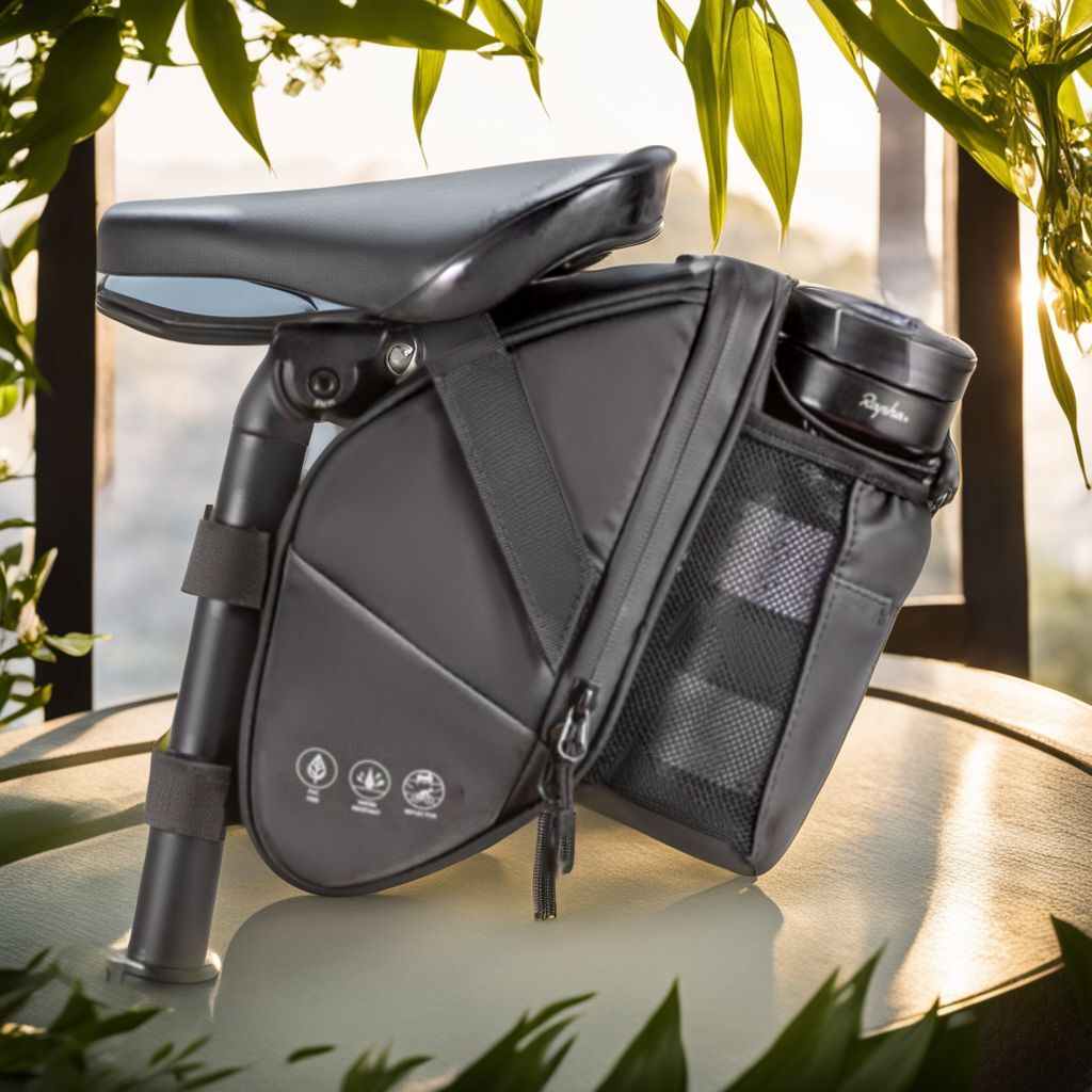 防水 大容量 ストラップ式 反射材付き サドルバッグ 自転車 ロードバイク拍卖