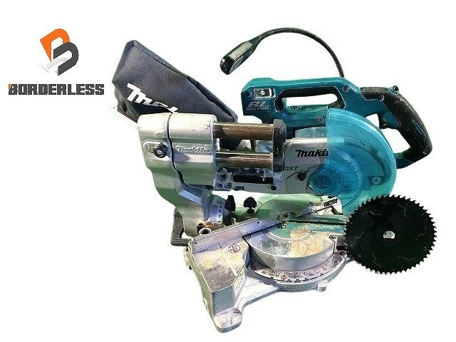 ☆中古品☆makita マキタ 18V 165mm 充電式スライドマルノコ LS610D 青/ブルー 本体のみ 丸鋸/マルノコ/丸ノコ拍卖