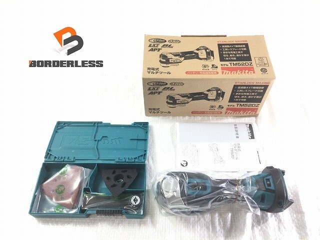 ☆未使用品☆makita マキタ 18V 充電式マルチツール TM52DZ 本体のみ スターロック コードレス カットソー マルチパワーツール116848拍卖