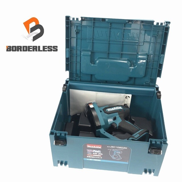 ☆未使用品☆makita マキタ 14.4V/18V 充電式全ネジカッター SC102DZK 青/ブルー 本体+ケース付 コードレス 全ねじカッター拍卖