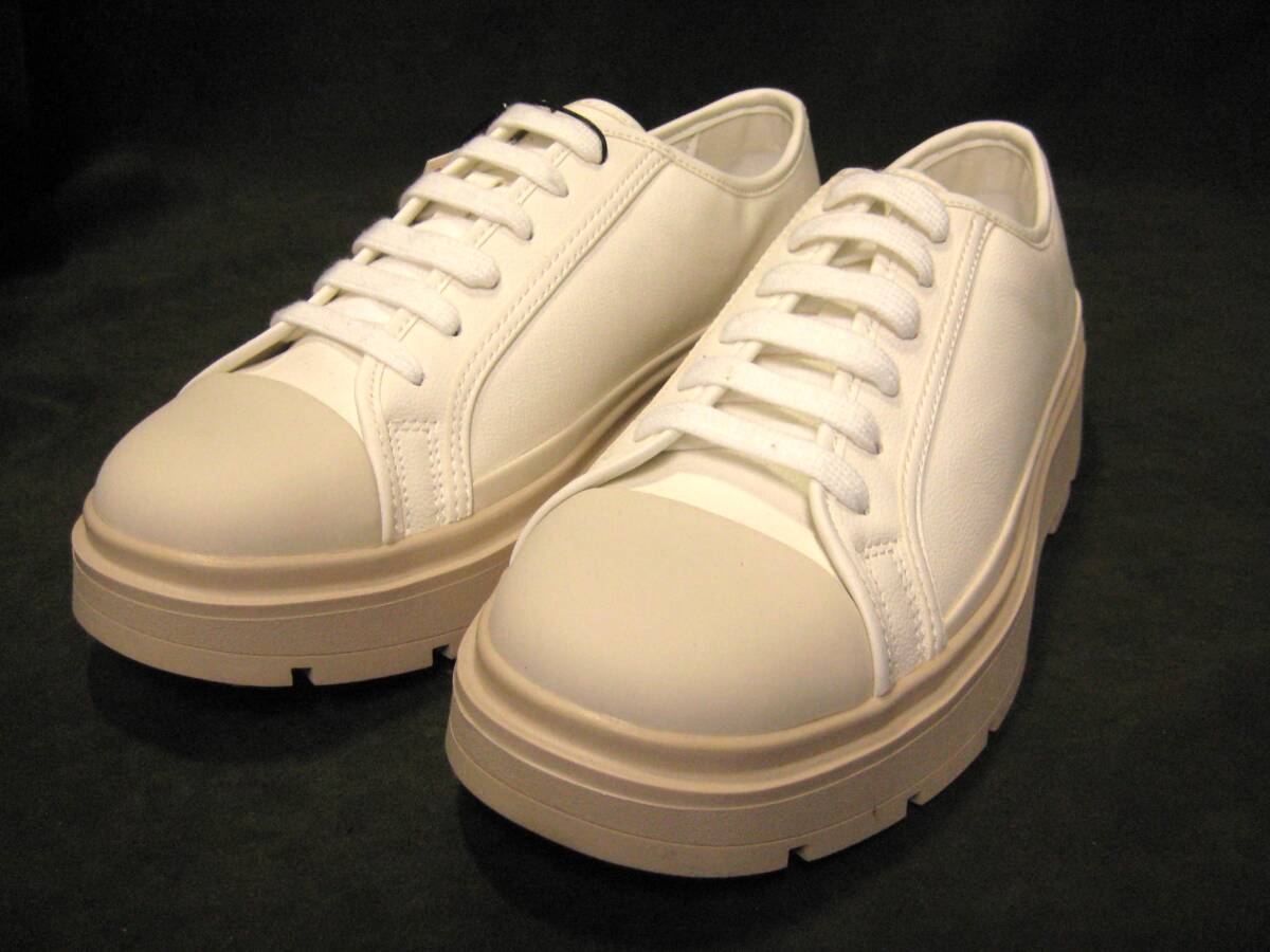 未使用 ZARA ザラ スニーカー 43・27.5cm ホワイト 白 靴拍卖