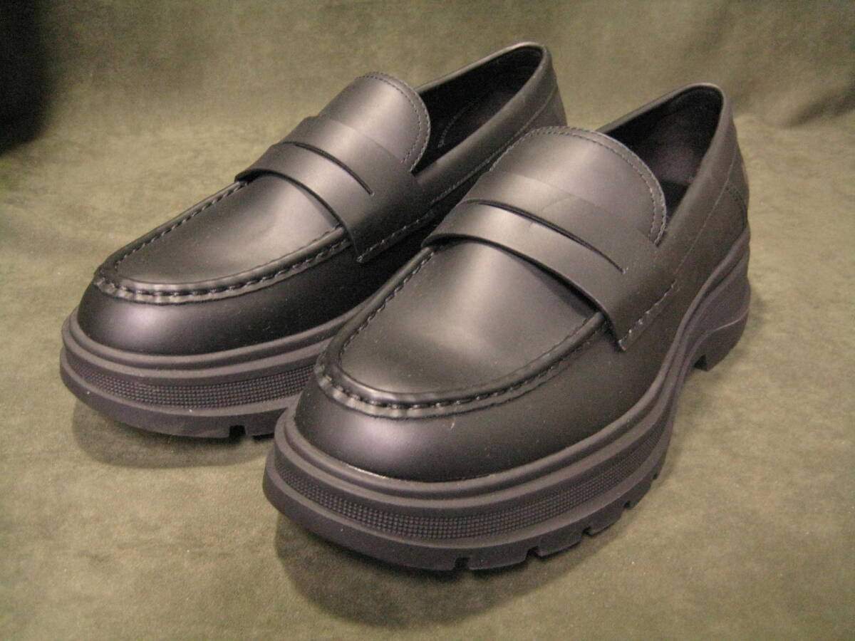 未使用 ZARA ザラ ローファー シューズ 43・27.5cm ブラック 靴拍卖