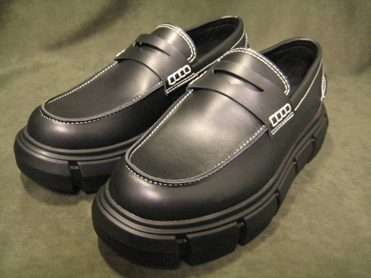 未使用 ZARA ザラ 厚底ローファー ブラック 43・27.5cm 靴 シューズ拍卖