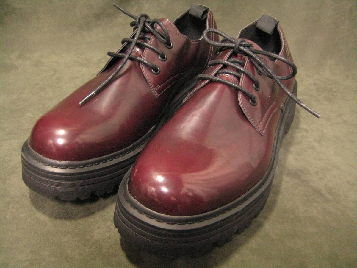 未使用 Bershka ベルシュカ スペイン プレーントウ ビジネス・カジュアルシューズ EU43インチ・27.5cm拍卖