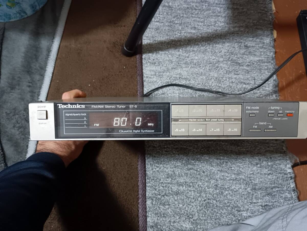 FM AM ラジオチューナー テクニクス ST-8 30年前の中古 拍卖