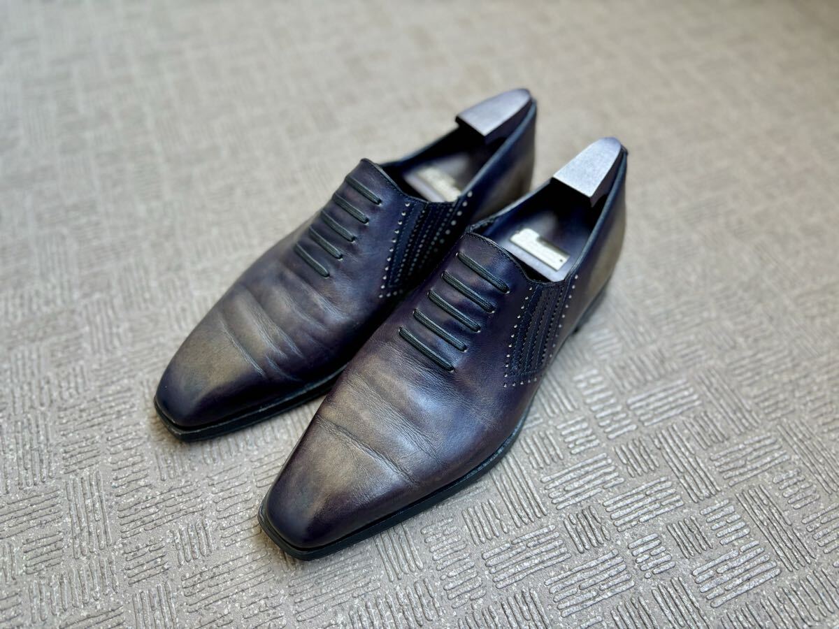 Berluti TROMPE-L’OEIL ベルルッティ トロンプ-ルイユ サイドエラスティック 6拍卖