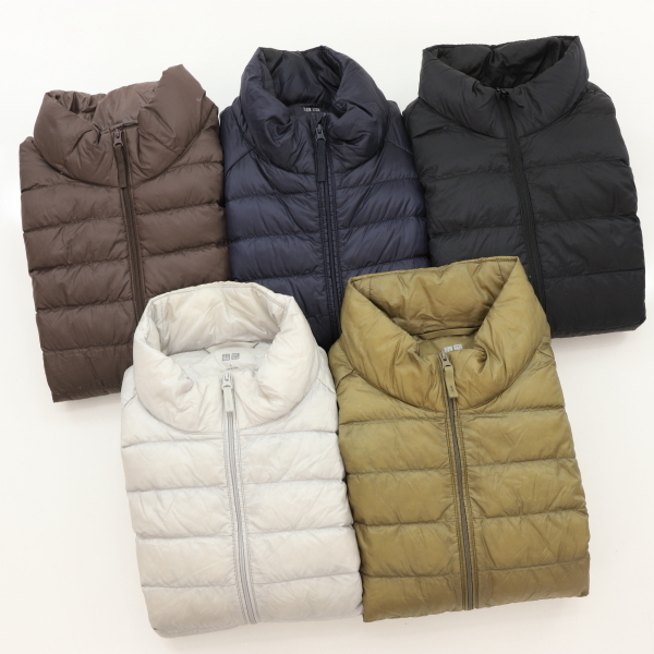 ☆ユニクロ ダウンベスト5枚組 BLKBRN他拍卖