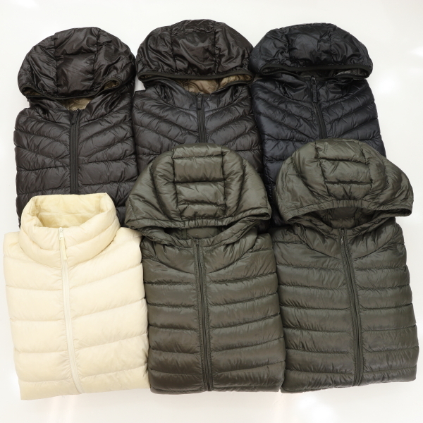 ☆ユニクロ ダウンジャケット6枚組 GREENBROWN他拍卖