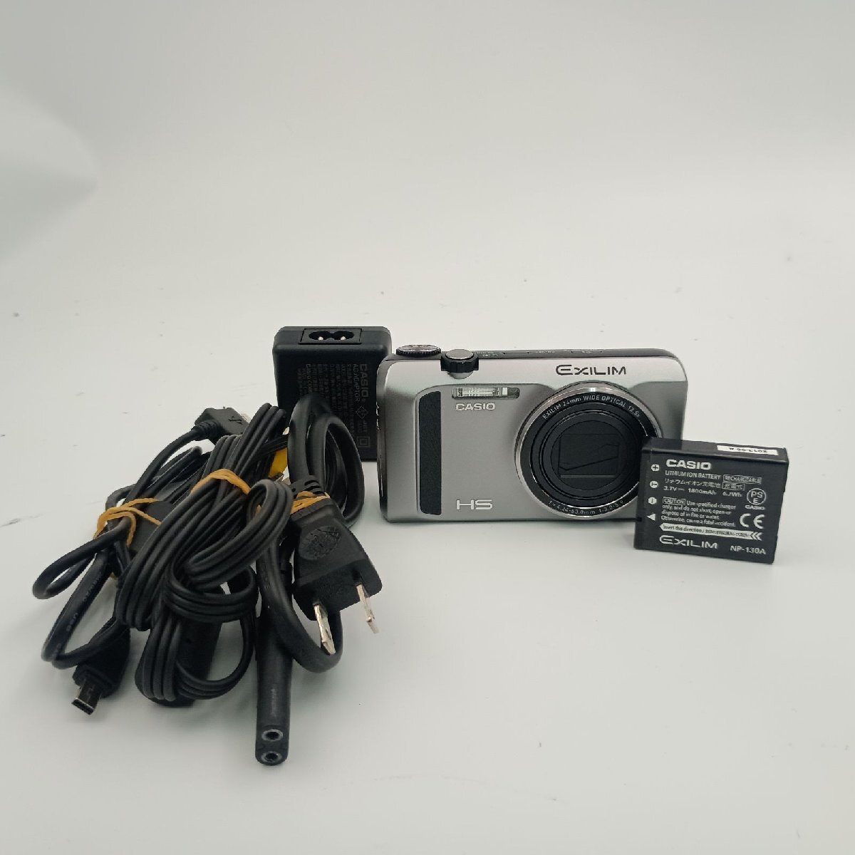 CASIO EXILIM EX-ZR400 Compact DIGITAL Camera SILVER シルバー カシオ エクシリム コンパクトデジタルカメラ拍卖