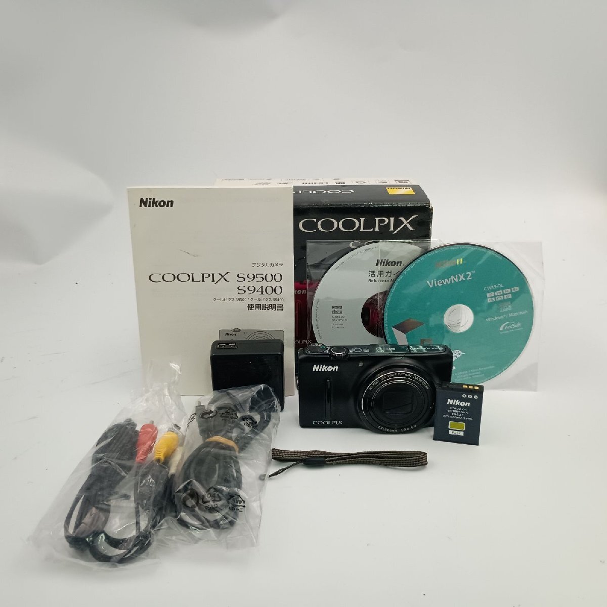 Nikon Coolpix S9500 Compact DIGITAL Camera Black コンパクトデジタルカメラ クールピックス 黒拍卖