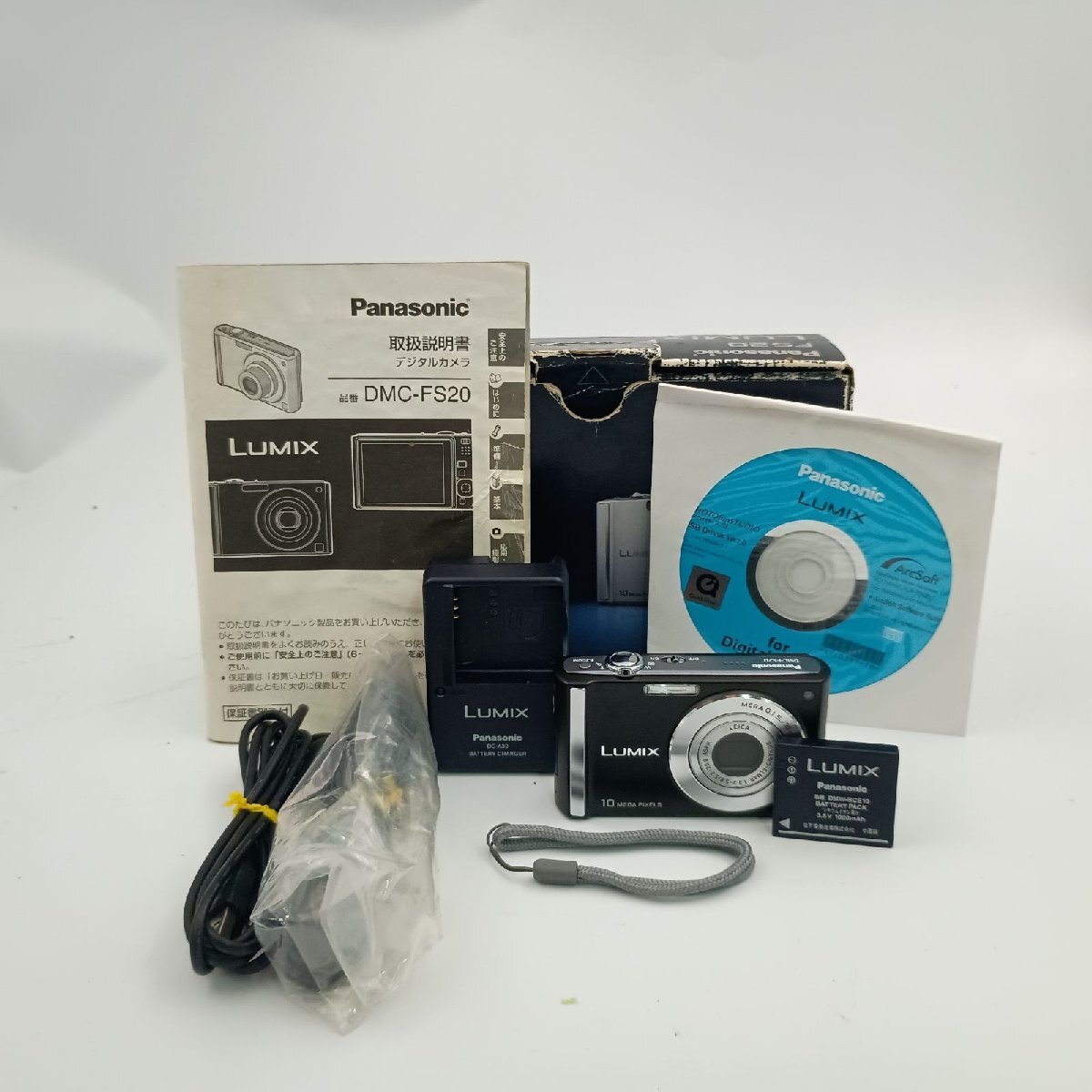 Panasonic LUMIX DMC-FS20 Compact DIGITAL Camera Black パナソニック ルミックス コンパクトデジタルカメラ 黒拍卖