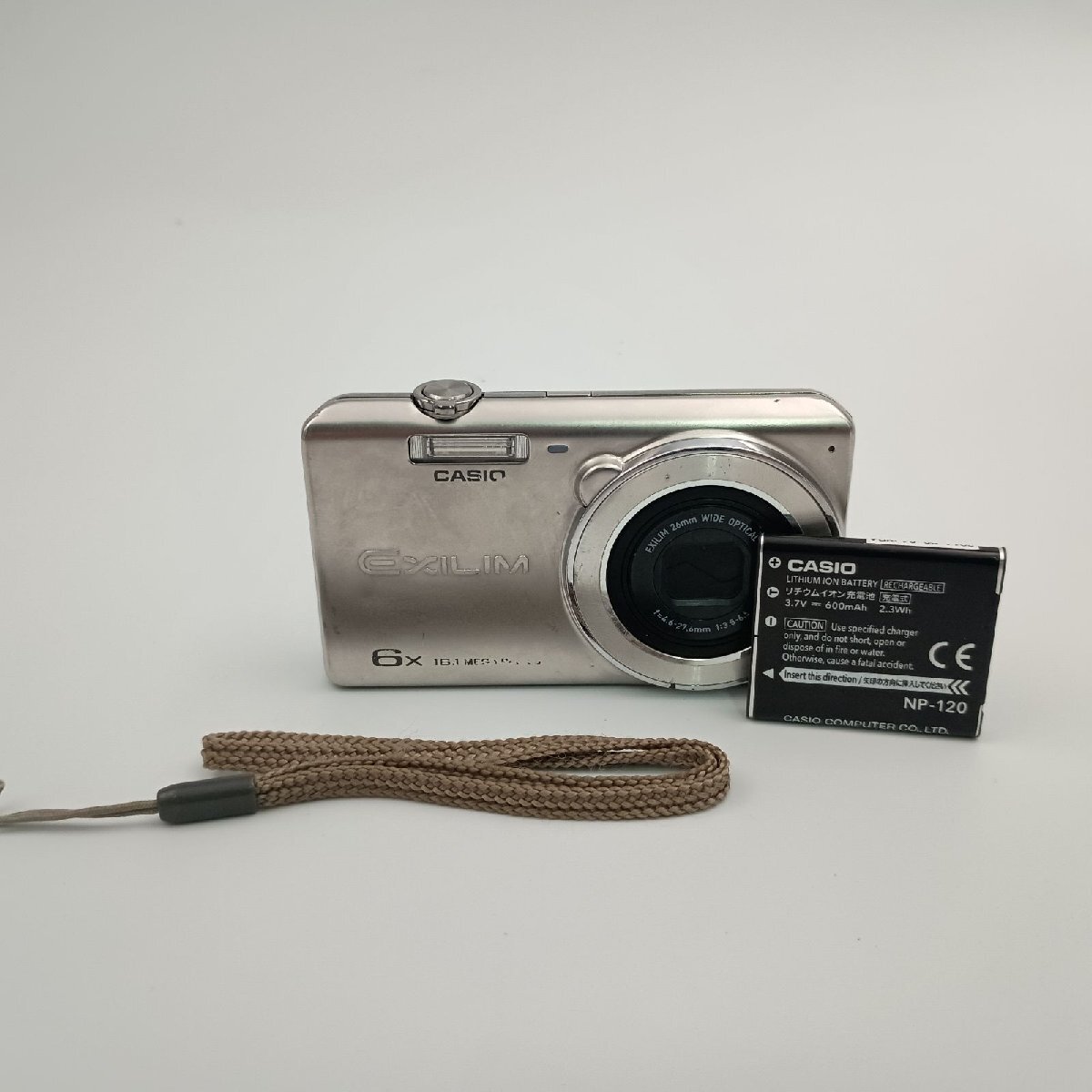 CASIO EXILIM EX-ZS26 Compact DIGITAL Camera SILVER シルバー カシオ エクシリム コンパクトデジタルカメラ拍卖