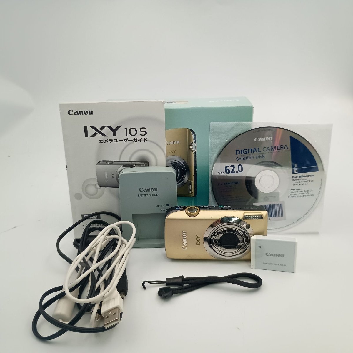 Canon IXY 10S DIGITAL Compact Camera Gold コンパクトデジタルカメラ イクシー キャノン拍卖