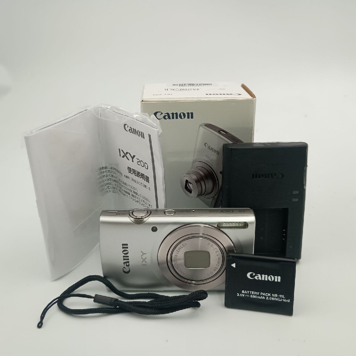 Canon IXY 200 DIGITAL Compact Camera Silver コンパクトデジタルカメラ シルバー イクシー キャノン拍卖
