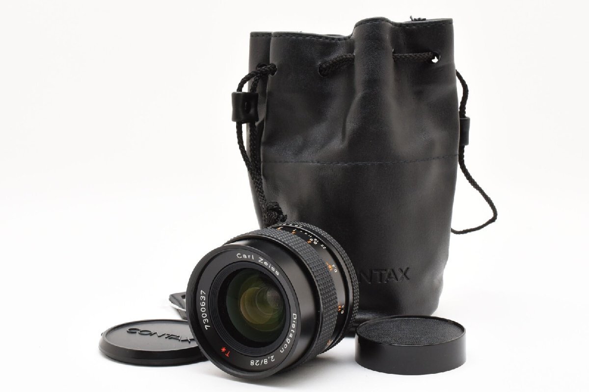 Contax コンタックス Carl Zeiss Distagon T* 28mm F2.8 MMJ 動作確認済み レンズ拍卖