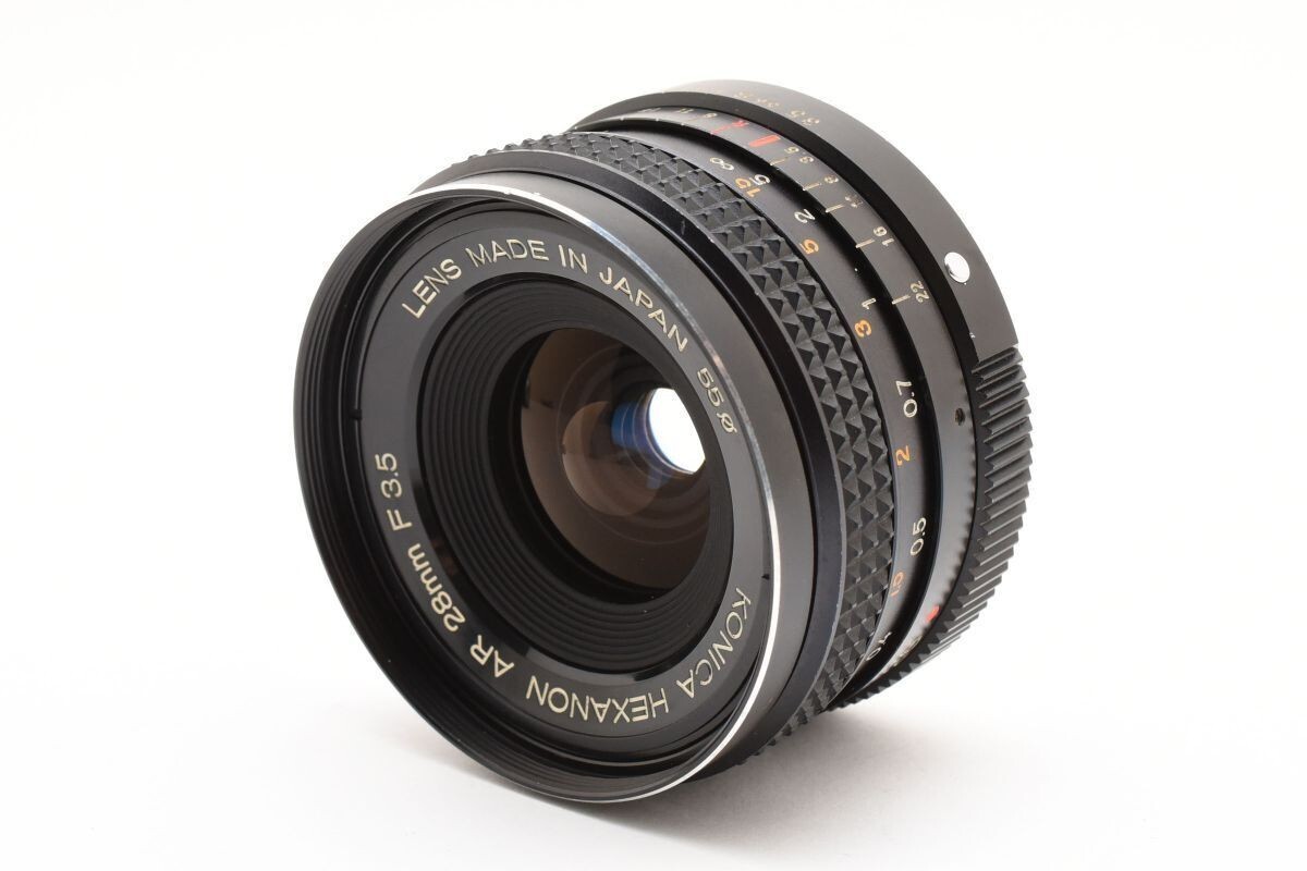 Konica コニカ Hexanon 28mm f/3.5 Black レンズ 動作確認済み拍卖