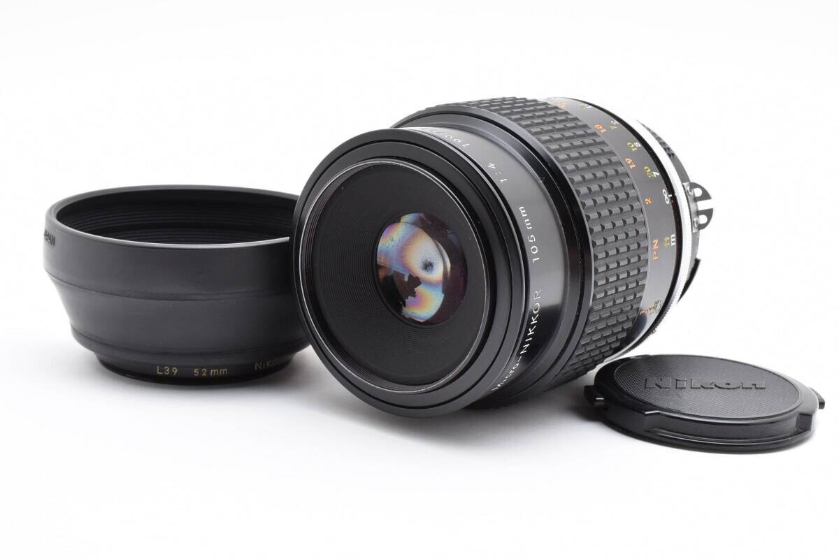 Nikon ニコン Ai Micro Nikkor 105mm F/4 Black レンズ Nikon F拍卖