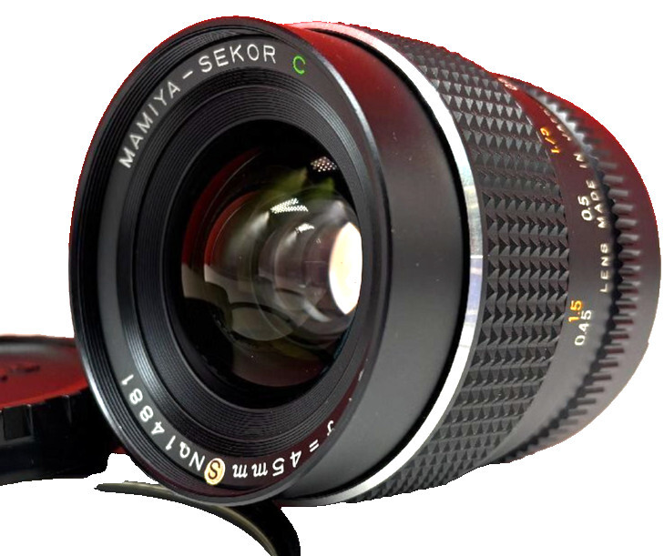 Mamiya マミヤ Sekor C 45mm f/2.8 動作確認済み レンズ Mamiya M645拍卖