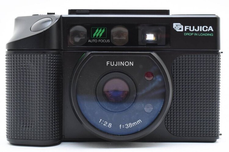 Fujifilm 富士フイルム Fujica DL-100 Black フィルムカメラ 動作確認済み拍卖