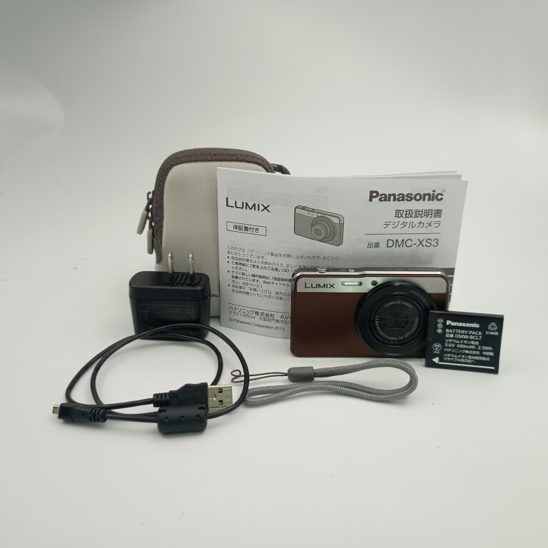 Panasonic LUMIX DMC-XS3 茶色 コンパクトデジタルカメラ拍卖