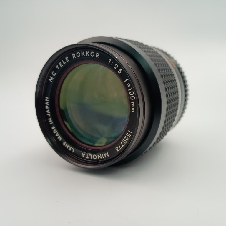 MINOLTA MC TELE ROKKOR 100mm F2.5 マニュアル カメラレンズ拍卖