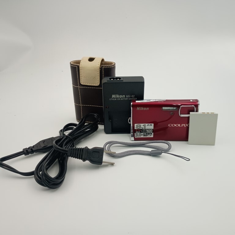 Nikon Coolpix S51 ワインレッド コンパクトデジタルカメラ拍卖