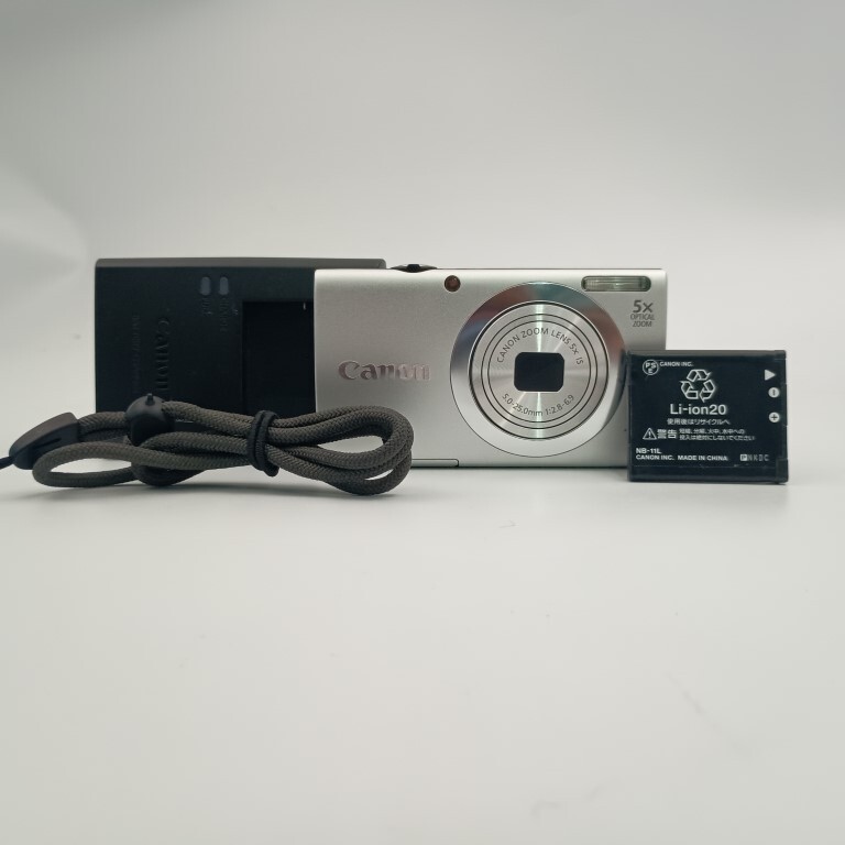 Canon PowerShot A2400 IS シルバー コンパクトデジタルカメラ拍卖