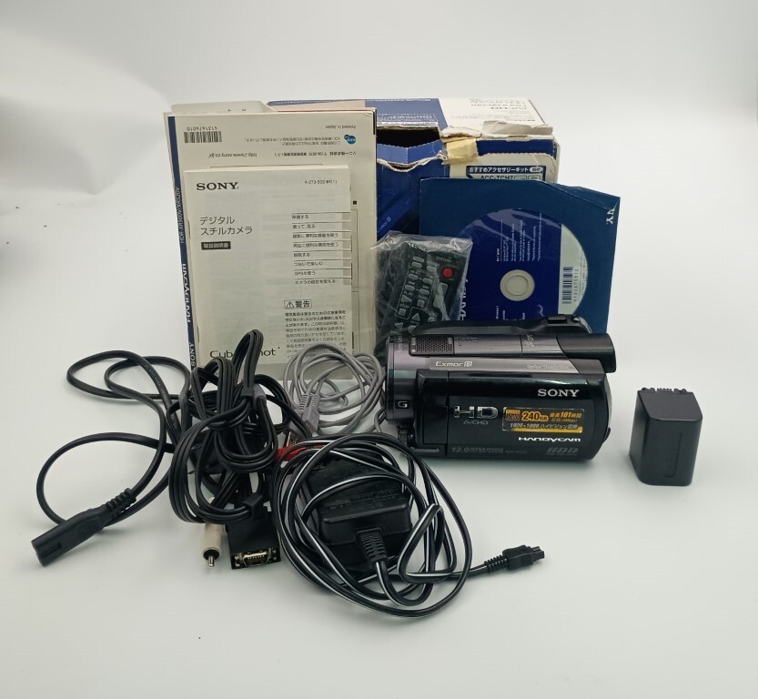 SONY Exmor R HDR-XR520V 黒 デジタルビデオカメラ拍卖