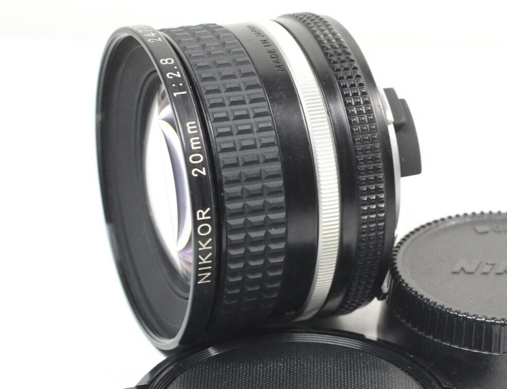Nikon ニコン NIKKOR AI-S 20mm F/2.8 Black レンズ 動作確認済み拍卖