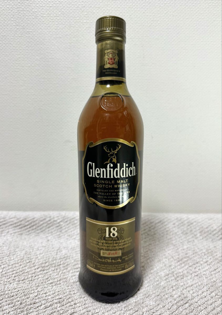 【未開栓】Glenfiddich グレンフィディック18年 旧ラベル スモールバッチリザーブ 700ml 古酒 シングルモルト スコッチウイスキー拍卖