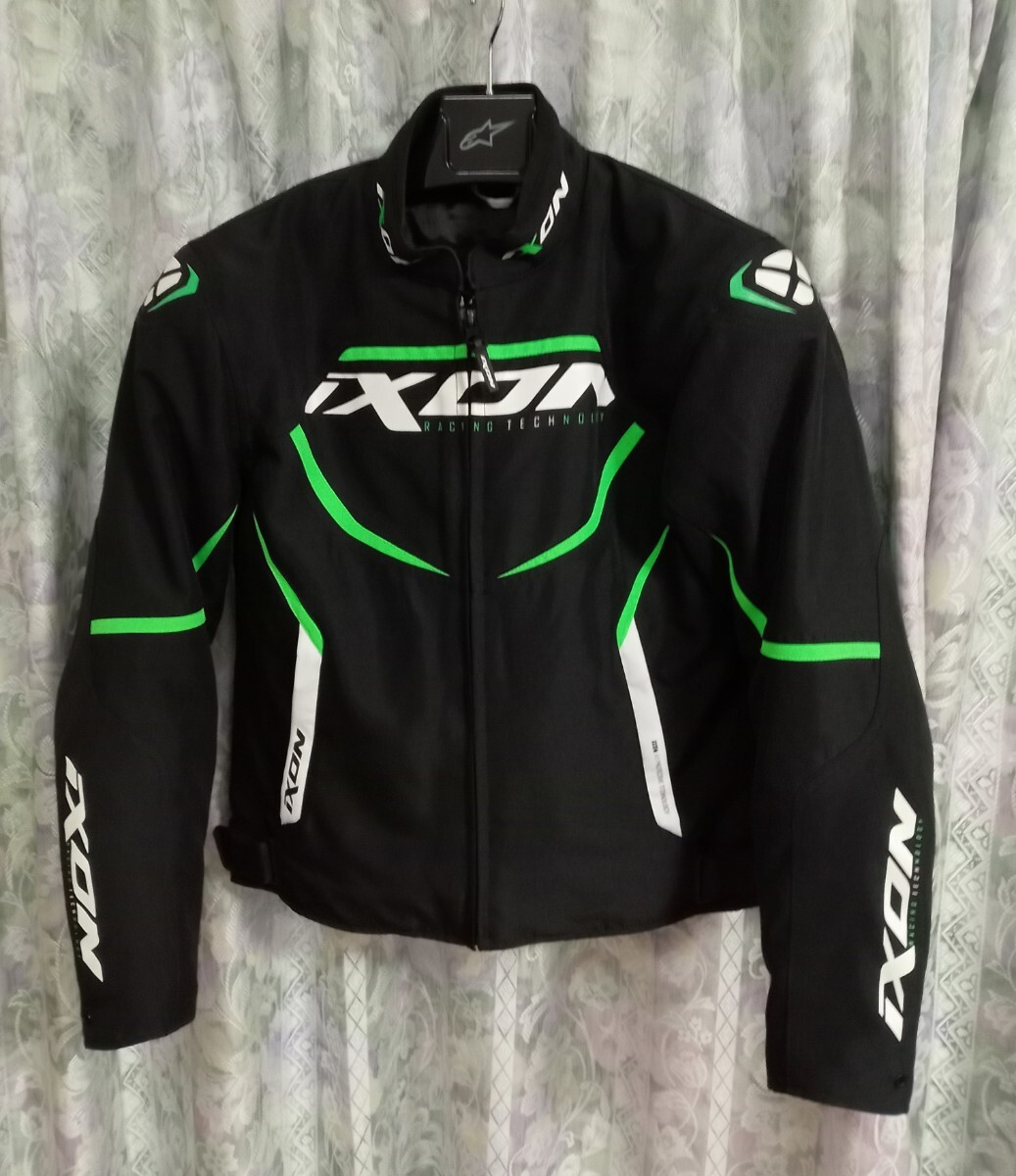 極美品 IXON イクソン ジャケット GREEN レイヤー脱着可拍卖