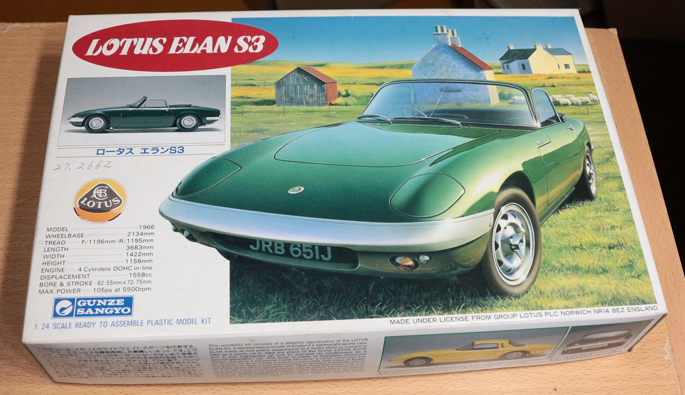 LOTUS ELAN S3 fhc ロータス エラン 1/24 グンゼ拍卖