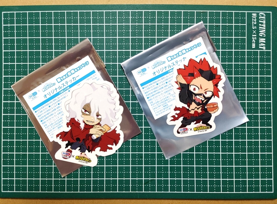 僕のヒーローアカデミア ヒロアカ セイムス キャンペーンオリジナルステッカー 切島鋭児郎 死柄木弔拍卖