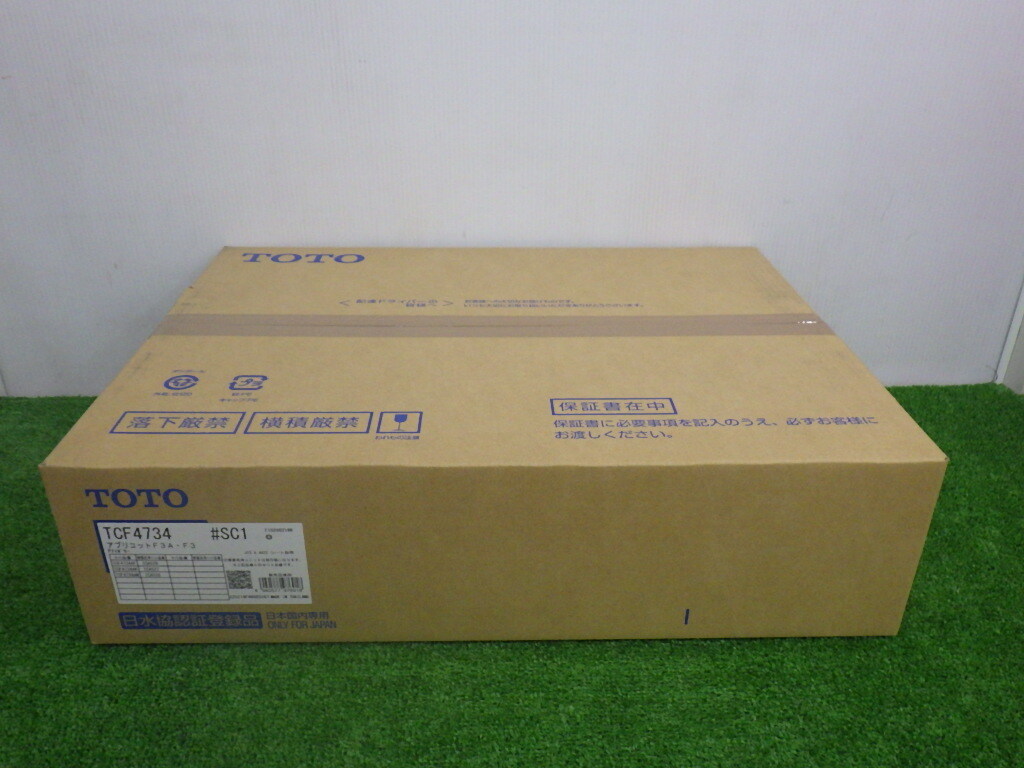 未使用品 TOTO ウォシュレット TCF4734 温水洗浄便座 アプリコットF3A F3 #SC1 未開封拍卖