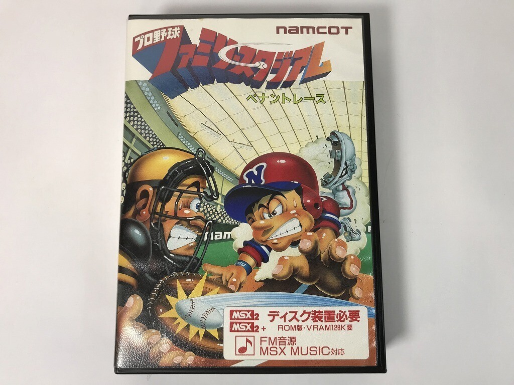 CM289 プロ野球 ファミリースタジアム ペナントレース MSX2 MSX2+ ROMカートリッジ ナムコ 0724拍卖