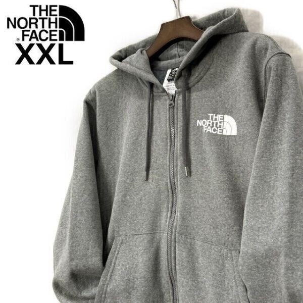 売切り【正規新品】THE NORTH FACE◆HALF DOME FULLZIP フルジップ パーカー US限定 裏起毛 男女兼用 登山(XXL)グレー② 181130-38拍卖