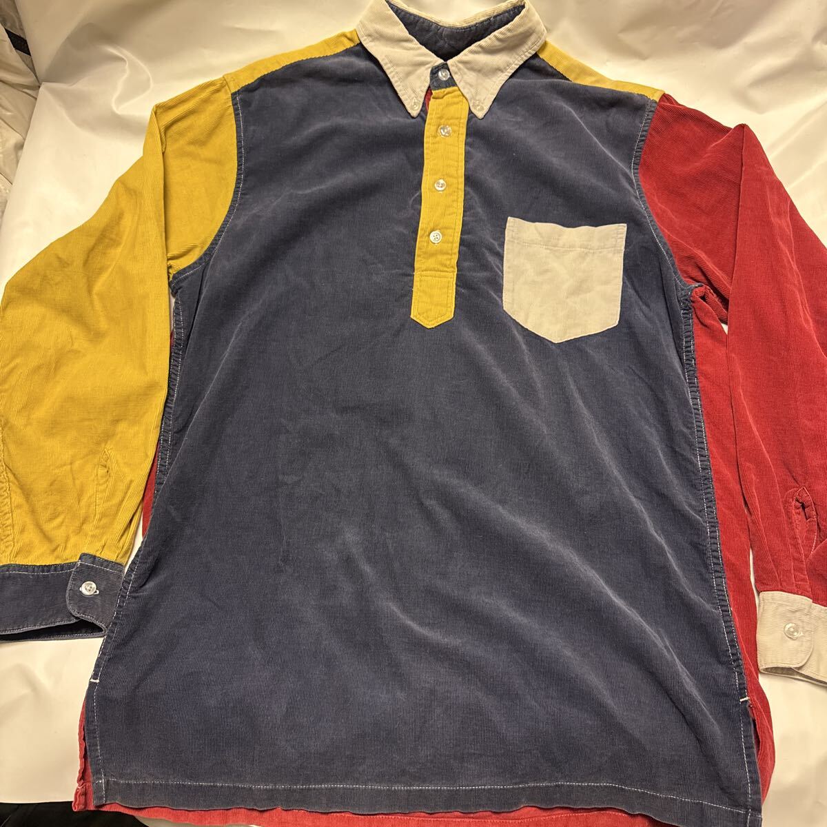 ドゥニーム コーデュロイ クレイジーパターン シャツ拍卖