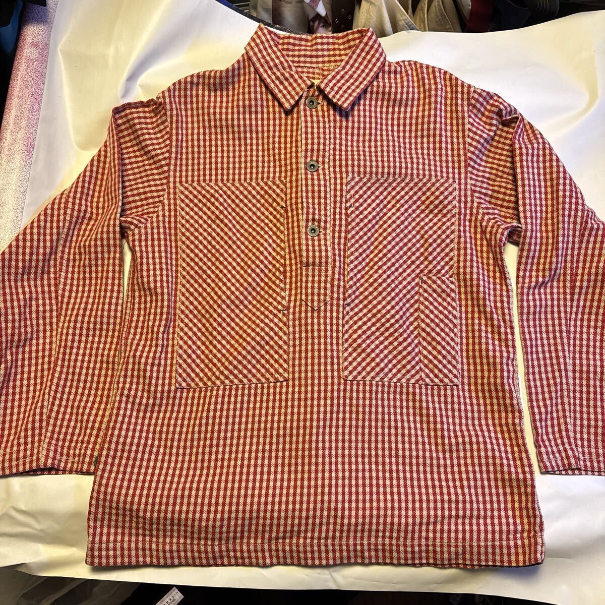 ジュンブル 児島 アーミージャケット風 シャツ拍卖