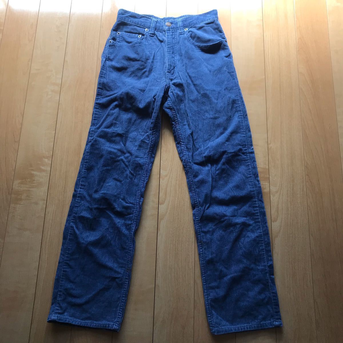 リーバイス コーデュロイパンツ 558-1-4 レディース 25×32 ブルー拍卖