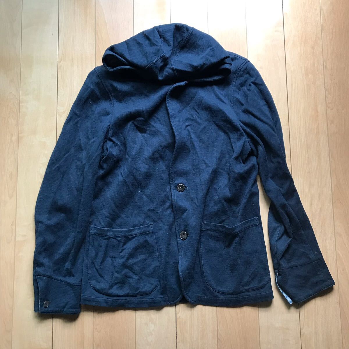 ビューティーアンドユース ユナイテッドアローズ フードジャケット 155-1-310 メンズ M ネイビー拍卖